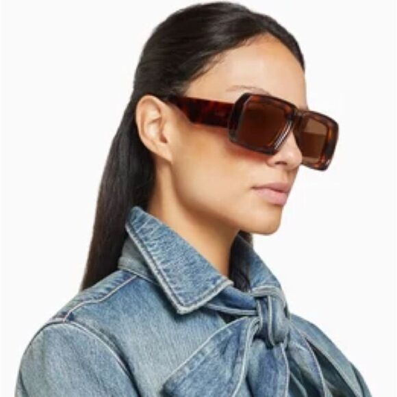 NEW LOEWE LW40064U 5652G Shiny Dark Havana Brown Women - Picture 12 of 13